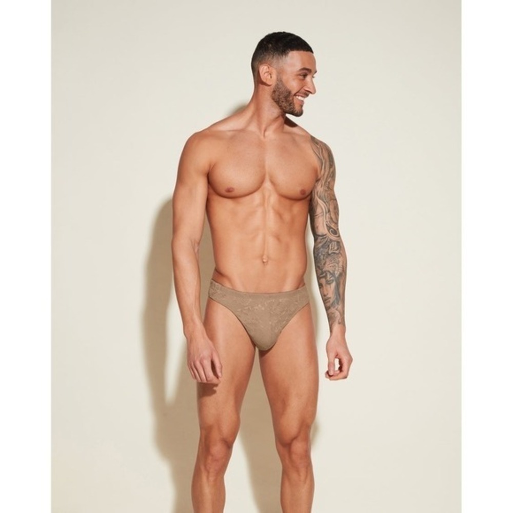 Cosabella Never Say Never Men's Lace G-String Quattro size XL NWT